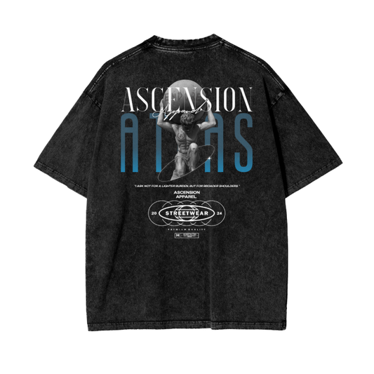 Ascension Atlas Snow Wash Oversized - Tees